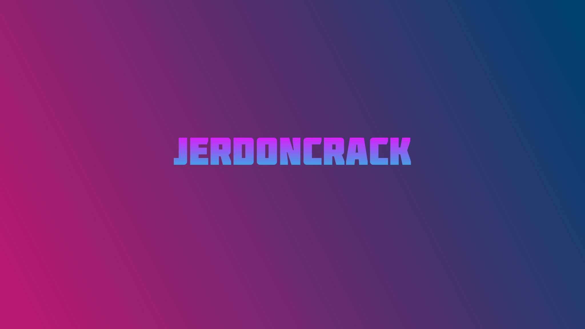 Gallery Banner for Jerdoncrack on PvPRP